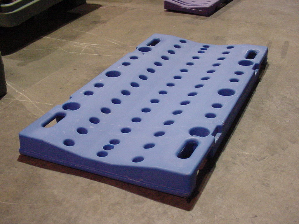 Jeco Plastic Products kurze Rollpalette blau für Flexodruck (flexible Verpackungen)