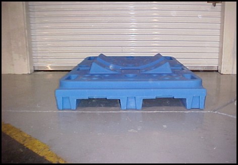 Jeco Plastic Products kurze Rollpalette blau für Flexodruck (flexible Verpackungen)